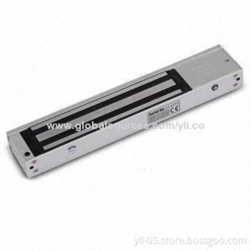 Single Door Magnetic Lock with 12/24V DC Dual-voltage, 250 x 47 x 25mm Size